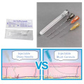 Sterilized flexible micro blunt cannula ha filler needles